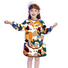 Grembiule da disegno a maniche lunghe per bambini, unisex, in nylon, 1 pezzo