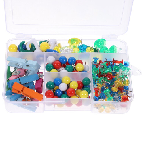 Πινέζες Worgeous600Pcs Bulletin Push Pins για βολικό γραφείο, εργαλείο στερέωσης, λεπτές πινέζες