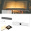 Lampe de lecture LED Luma Lit Book Light, blanc et noir 1