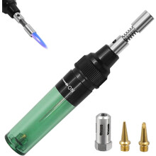 4-in-1 Akku-Butan-Lötkolben-Set – Verstellbares, tragbares Schweißbrenner-Set für Elektronikreparaturen, Fahrzeugreparaturen und