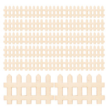 400Stk Gartenzaun Khaki Für Basteln Und Märchengarten