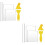 2Sets Durable Plastic Clay Tools Kit with Acrylic Rollers 6