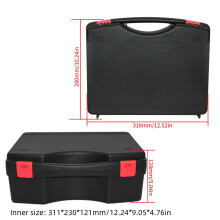 valigetta leggera con spugna, custodia portatile in plastica per attrezzi, custodia di sicurezza per notebook, apparecchiature elettroniche e