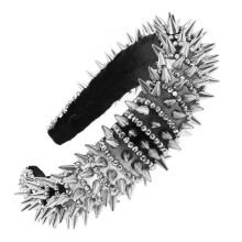 Tineasur Metall-Stirnband mit Spikes, 1 Stück, für Damen, komfortabel