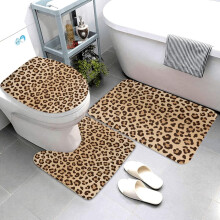 Zestaw dywaników łazienkowych Leopard, 3 elementy