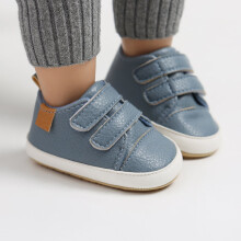 Newborn Baby Boys Girls PU Leather Anti Slip Shoes Moccasins Crib Shoes