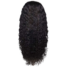 Perruque Lace Front Zenghuiiii – Sans colle, frontale transparente, ligne de cheveux pré-épilée, cheveux humains brésiliens, perruque longue et