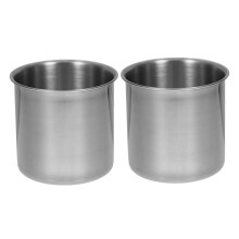 Tasse à mesurer le riz en acier inoxydable (2 pièces)
