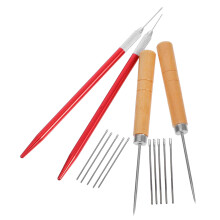 4Sets DIY Puppenhaarnadel-Set Mit Ergonomischem Häkchen Und Mehrfarben