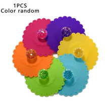 1/6 couvercles en silicone pour tasses et verres, anti-poussière, pour café et mugs, H4K1