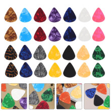 OUNONA Assorted Color Guitar Picks for Electric and Acoustic Guitars Material 30 Pieces