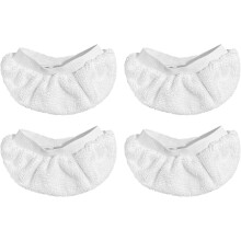 Accessoires pour nettoyeur vapeur (lot de 4) : chiffons en microfibre compatibles avec Bissell Steam Shot, Dupray, PurSteam et Comforday