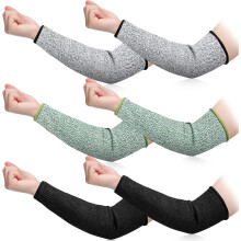 Lot de 3 paires de protège-bras pour peau fine et ecchymoses, manchons d'avant-bras résistants aux coupures, niveau 5, manchons de protection