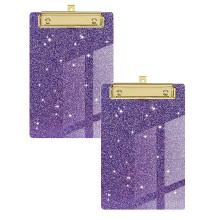 Prancheta com Glitter YOCBZ 10x15cm – Pacote com 2