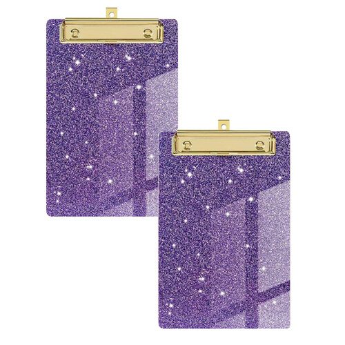 Prancheta com Glitter YOCBZ 10x15cm – Pacote com 2