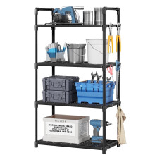 Heavy Duty Plastic Shelf 4-Tier 18"D x 36"W x 73"H
