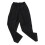 1Paire Pantalon Chef Noir En Polyester Et Mobilité 1