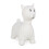 Lama animal rebondissant en blanc crème 1