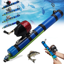 Latex Tube Fishing Catapult Rod Adjustable Telescopic 30m
