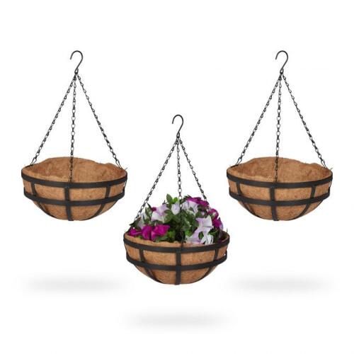 Ensemble Grapevine de 3 pièces avec incrustations de noix de coco