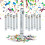 12er Set Party Popper "Farbregen" 40 cm 1