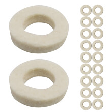 60Pièces Coussinets En Feutre Beige Pour Pistons Trompette Universels