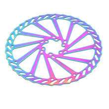 Colorful 6-Bolt Disc Brake Rotor, 203mm - Perfect for Long-Distance Mountain Road Biking