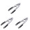 Set of 3 Nutcracker Pecan Walnut Plier Crackers Tool Silver 1