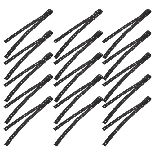60Pièces Bande Élastique Réglable Pour Boîte De Moxibustion Noir