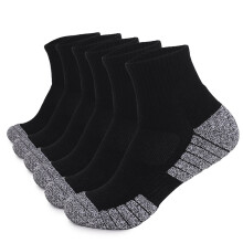 Unisex Solid Color Knitted Socks Sweat-absorbing and Breathable Outdoor Sports Socks