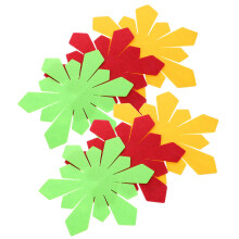 12Stk Topfuntersetzer Blüten Tischsets Kawaii Küchendeko