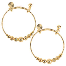2Stk Goldenes Kupferarmband Verstellbar Baby Schmuck Für Neugeborene