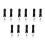 10Pcs Lightweight Adaptive Fork Holders with Hand Straps for Elderly 4