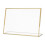 12Pcs Clear Acrylic Table Number Holder Vertical Slanted Display Stand 2
