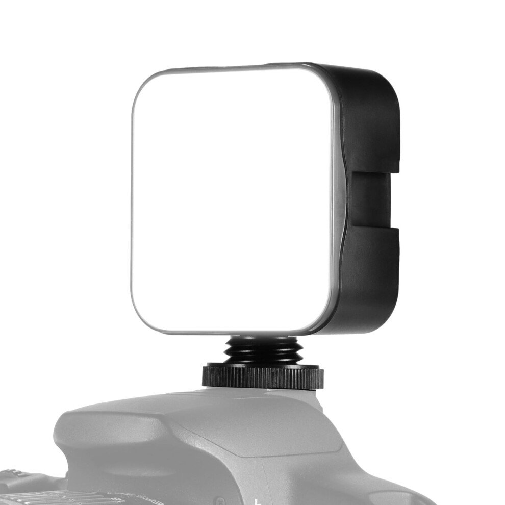 Dimmable 5W 6500K Led Photography Lamp With Cold Shoe Mount, Compatible With Dslr Cameras Light 9180479136545