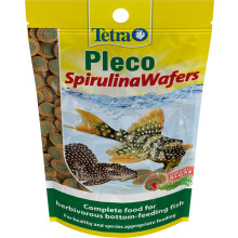 Tetra Pleco Spirulina Wafers for All Herbivorous Bottom-Feeding Fish, 150g