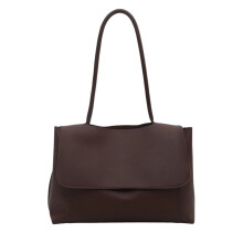 Minimalistische dames schoudertas met grote inhoud