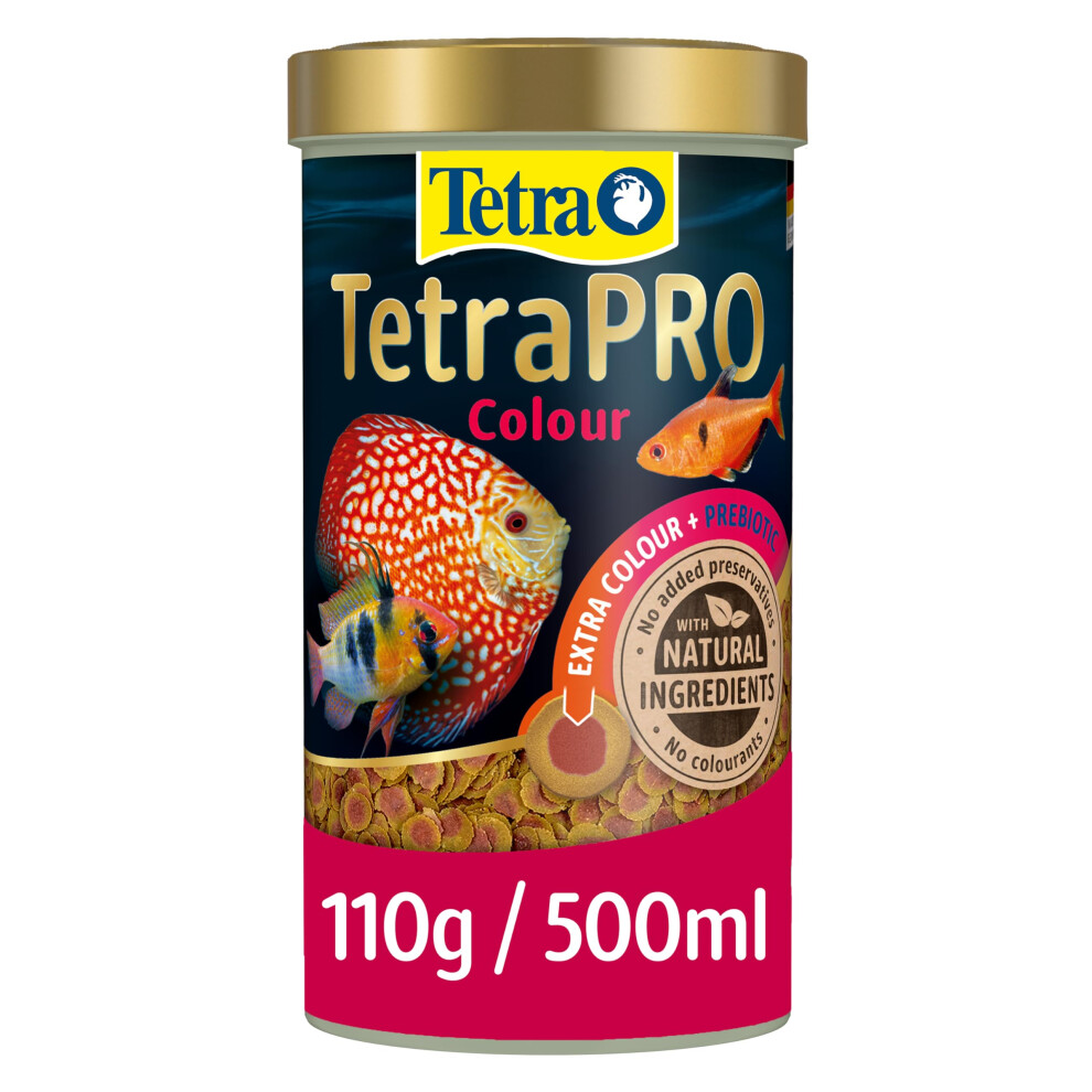 Tetra Pro Colour Multi-Crisps - Premium Fish Food With Colour Concentrate For Br