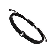 Pulseiras de cordão com iniciais zttd para mulheres, homens, adolescentes e meninos, pulseira trançada artesanal, joias minimalistas, pulseiras