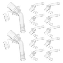 24Stk Flexible Transparente Silikon Trinkhalmaufsätze Für Trinkbecher