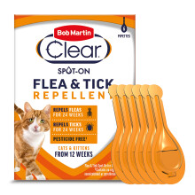 Bob Martin Clear Spot On Flea and Tick Repellent for Cats and Kittens - Pesticid