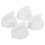 unbranded 4 Pcs Mechanical Timer Switch Lamp Replacement Turn Knob White 1
