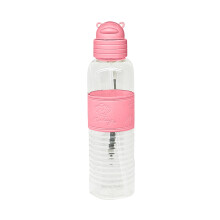 Opakovaně použitelná plastová láhev na vodu o objemu 420 ml s brčkem – přenosná, nerozbitná, vysoce elegantní kelímek pro ženy a