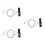 3Sets Electrostatic Discharge Wrist Strap Soft Fabric Band for Lab Use 9