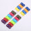 100Pcs Plastic Strap Buckles Assorted Color Durable Adjustable Clips 6