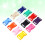 100Pcs Plastic Strap Buckles Assorted Color Durable Adjustable Clips 11