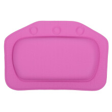 1Pack Spa Bath Pillow Purple PVC Soft Cushion for Spa Relaxation