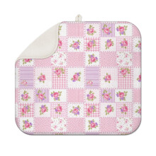 Pioneer oppvaskmatte med blomstertrykk og mønster til kjøkken, 1-pakning, ultraabsorberende oppvaskmatte i mikrofiber, 40 x 48 cm