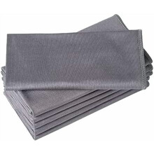 Lot de 6 chiffons de nettoyage en microfibre pour vitres, 40 x 40 cm, non pelucheux, pour un nettoyage rapide des vitres, verres, pare-brise, miroirs