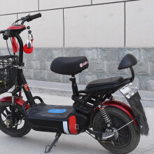 Oecoater Duurzaam Zwart Elektrisch Fietszadel voor Fietsen Lichtgewicht Comfortabel Synthetisch Materiaal 10,5 x 8,5 x 3,5 inch